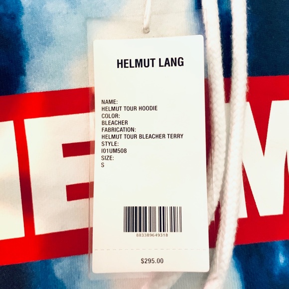 HELMUT LANG TYE DYE PULLOVER HOODY - Picture 4 of 7